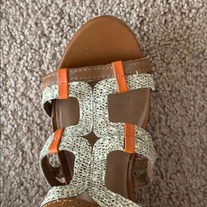 Leather size 7 wedges